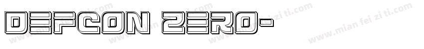 Defcon Zero字体转换